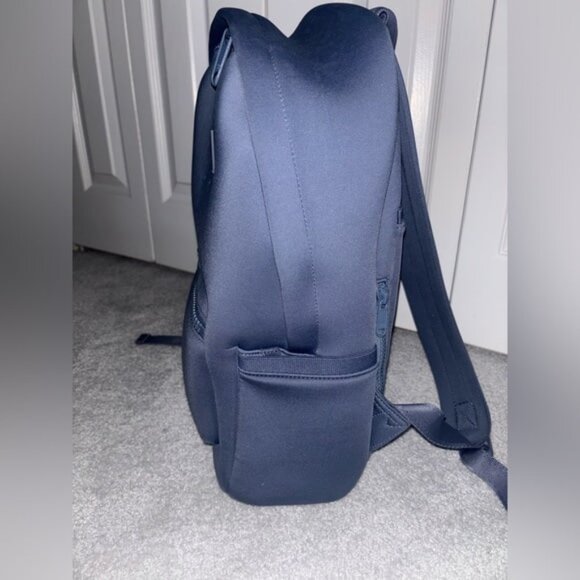 Dagne Dover Dakota Neoprene Backpack Navy Blue Travel Work Gym Bag OS - Picture 2 of 4